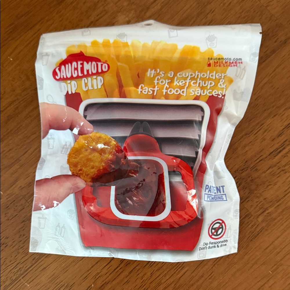 Red Dip Clip Cupholder Sauce Holder